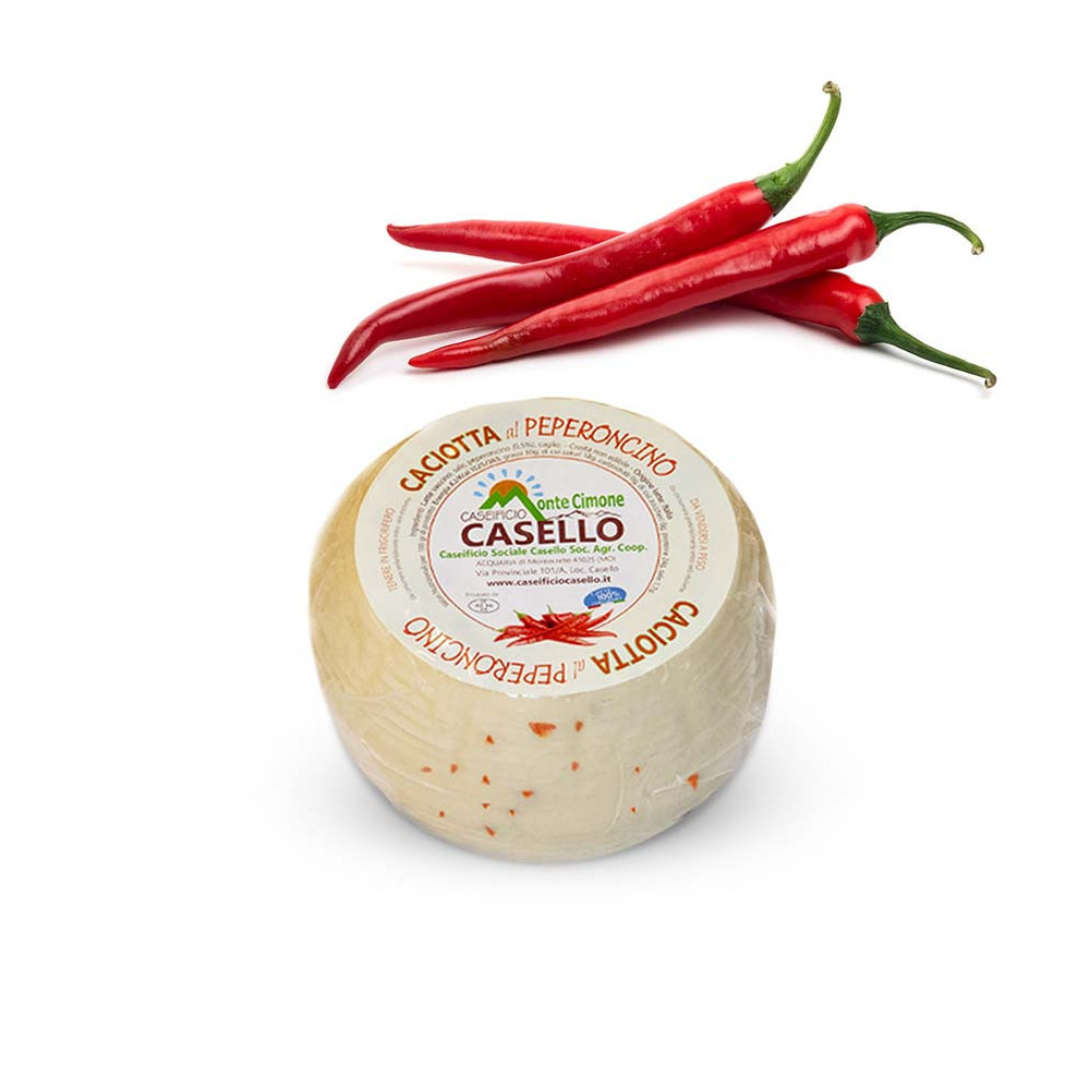 Caciotta al Peperoncino del Caseificio Casello