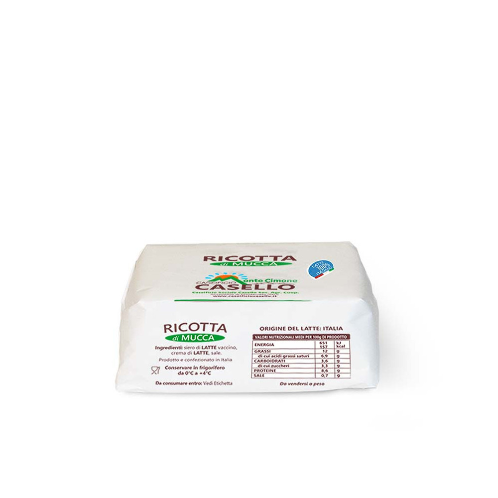 Ricotta di Mucca del Caseificio Casello Ricotta di Mucca del Caseificio Casello