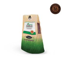 Parmigiano Reggiano da 1 chilo sottovuoto con in alto a destra bollino di stagionatura di 36 mesi